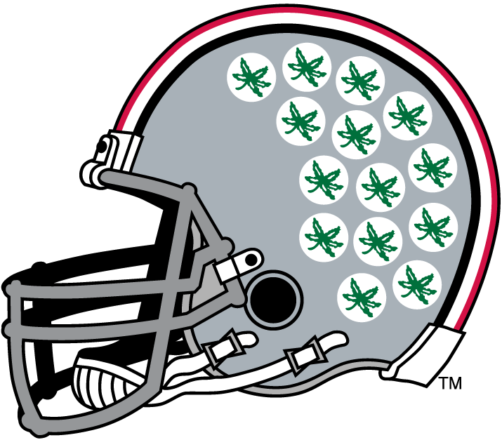 Ohio State Buckeyes 1968-Pres Helmet Logo t shirts DIY iron ons v2